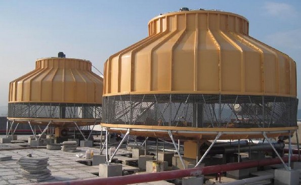 玻璃钢冷却塔成品图