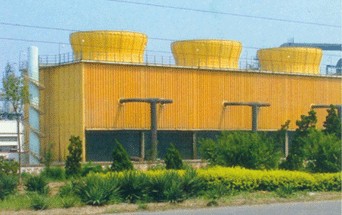 方形横流开式冷却塔