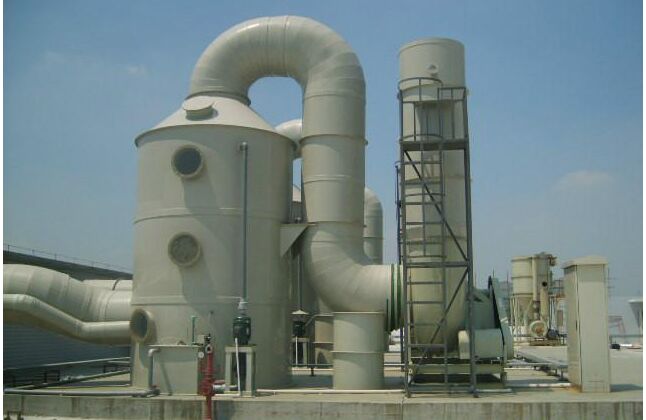 南京玻璃钢净化塔安装说明